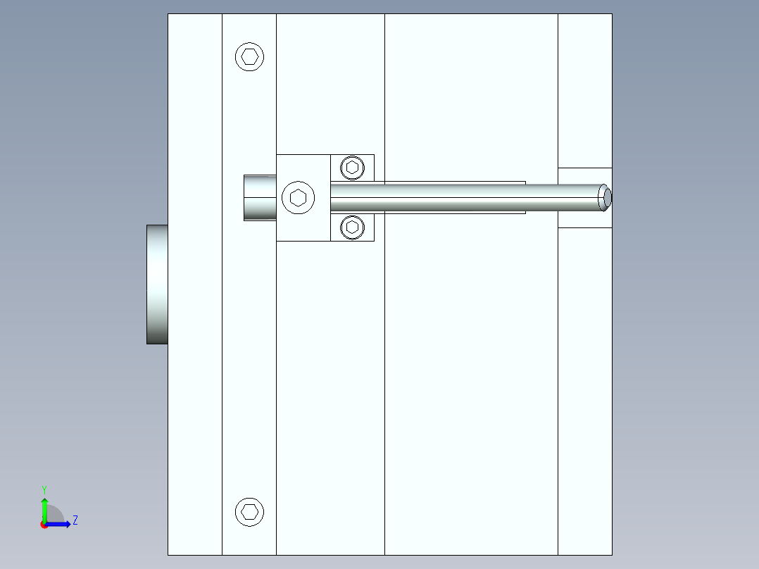 弯管注射模具设计穆国轩左视图