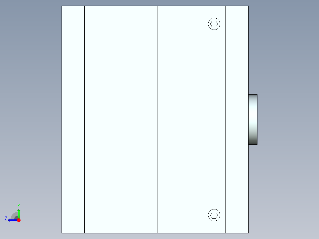 弯管注射模具设计穆国轩右视图