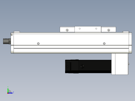 Toyo东佑达直线模组-ECH12-100-BM-100W+煞車左视缩略图