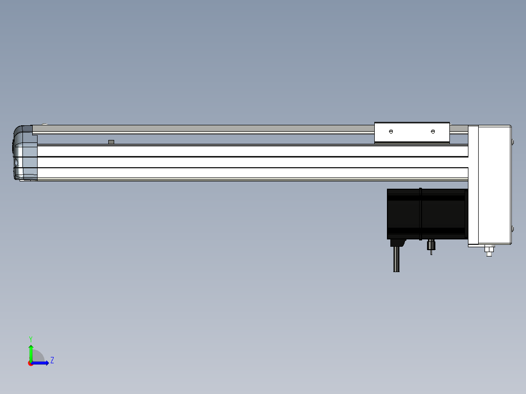 Toyo东佑达直线模组-ETH12-350-BM-200W左视图
