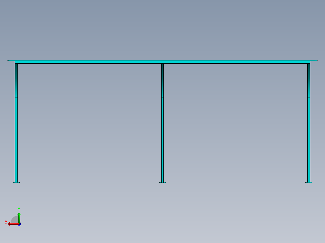 停车棚 停车楼 (4)后视图