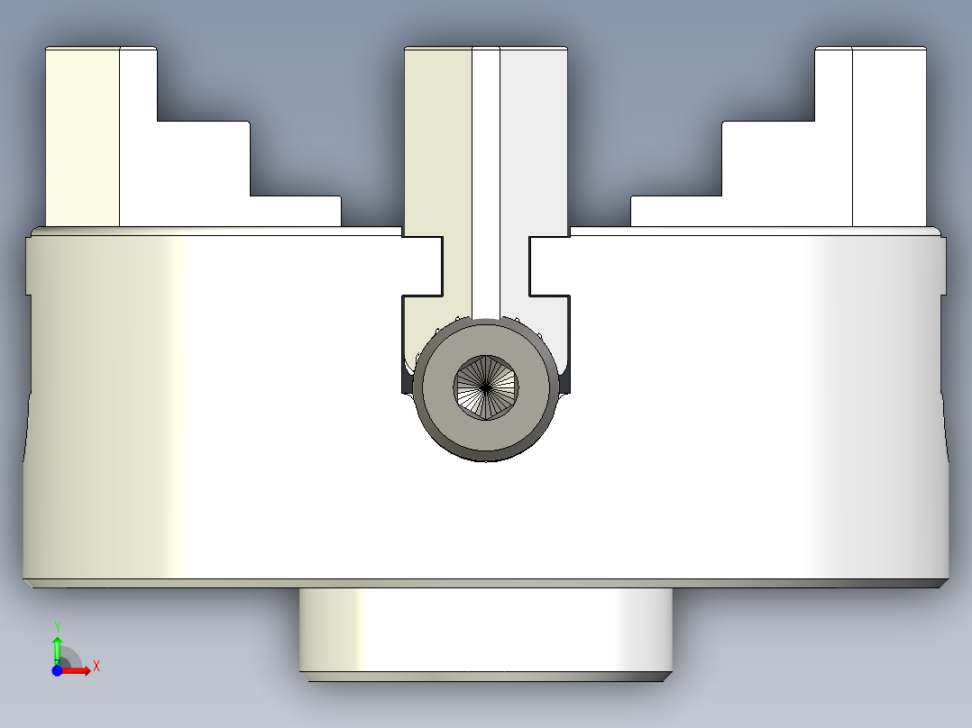 小四块卡盘前视图