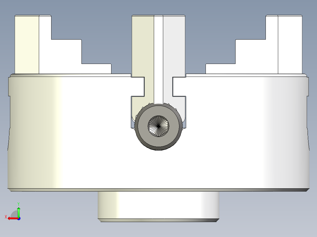 小四块卡盘后视图