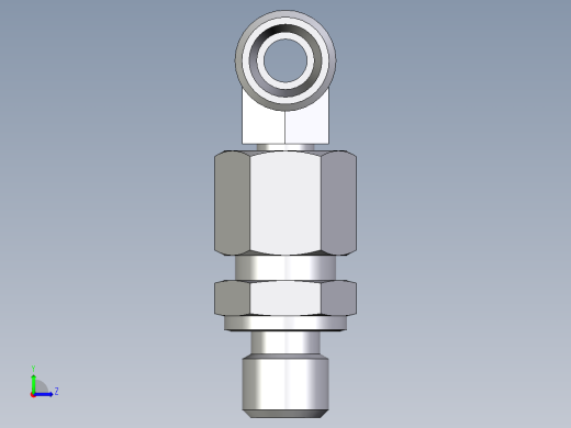 卡套式工业通用硬管接头EO_Assembled_adjustable_standpipe_branch_tee_EVT08LMOMD71左视缩略图