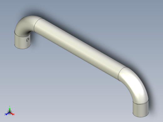 取手(不銹鋼)ER(B)-3D多系列多零件图纸模型