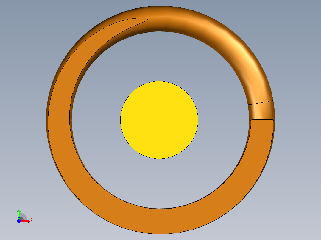 阀座铣面夹具（CAD图+UG三维）前视图