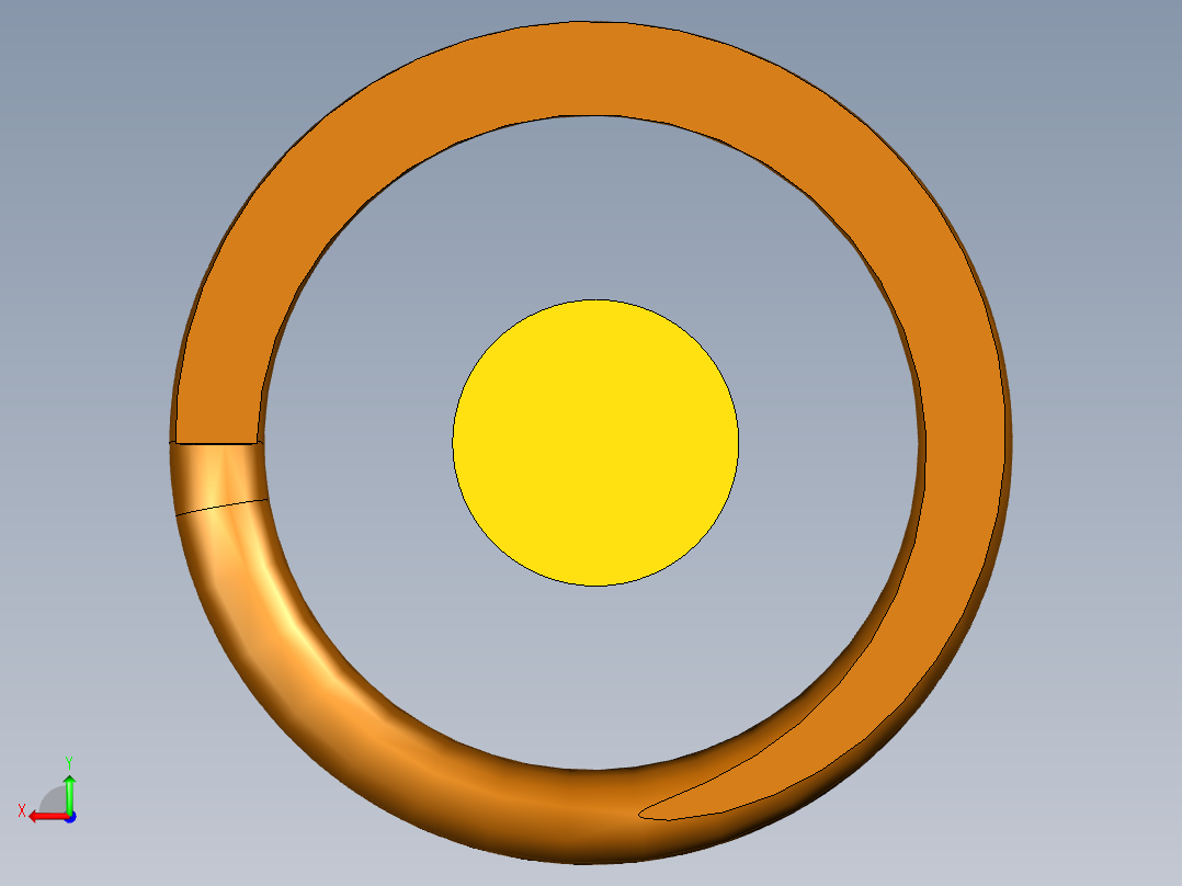 阀座铣面夹具（CAD图+UG三维）后视图