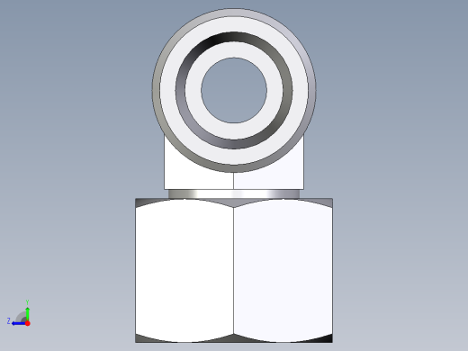卡套式工业通用硬管接头EO_Swivel_nut_branch_tee_ET12SOMDCF右视缩略图