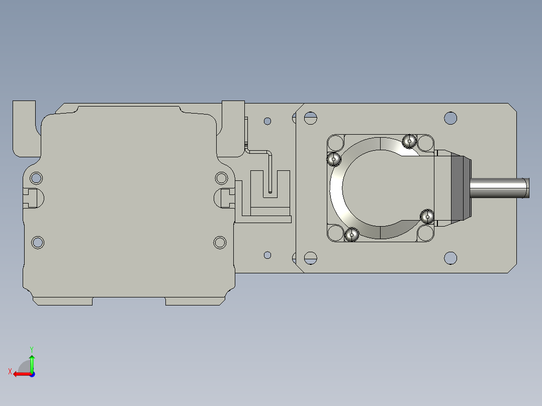 半封闭丝杆滑台MT75BS.L#.350.BR.P10.C3后视图