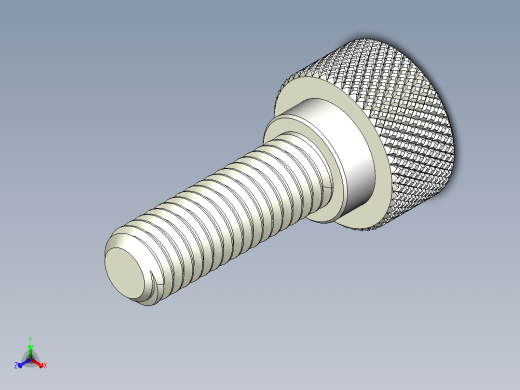 滚花指旋螺钉-M6 x 20mm