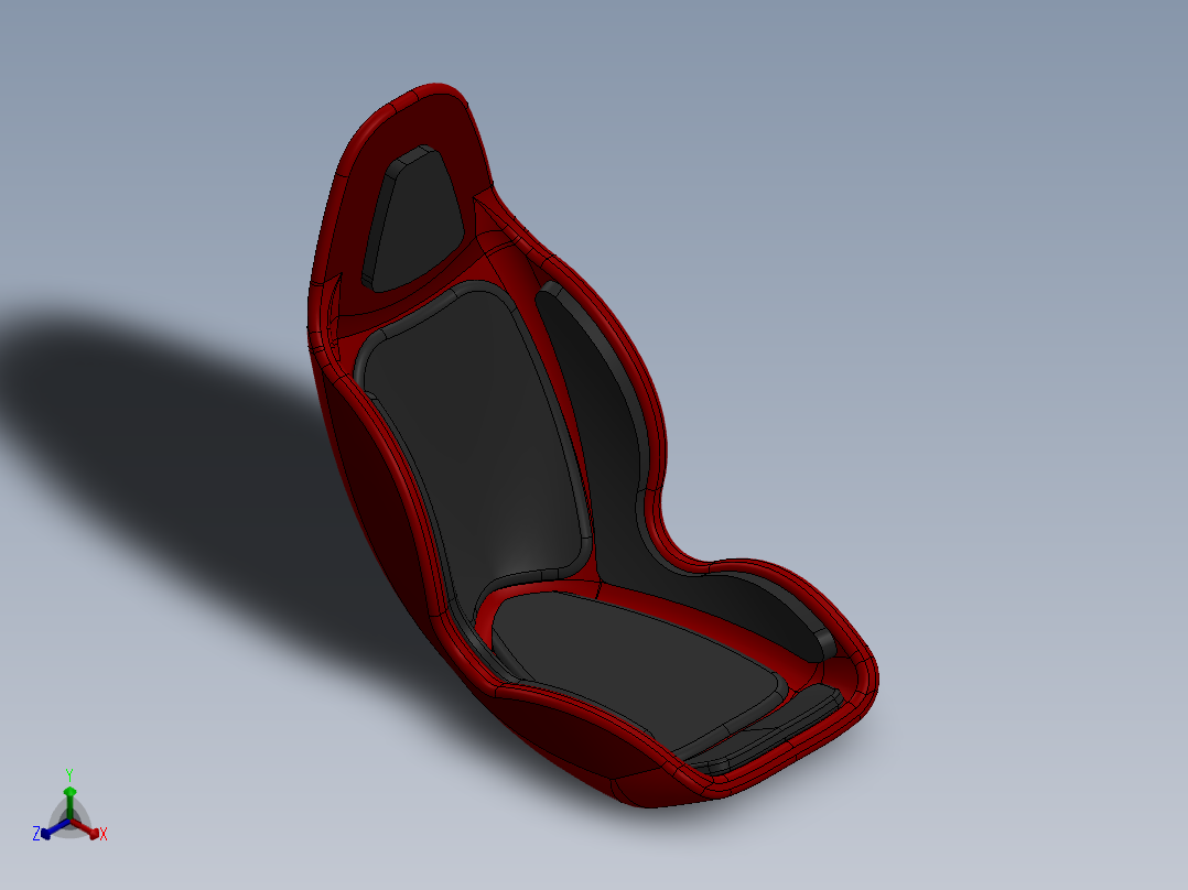 汽车座椅 (27)正等轴测图