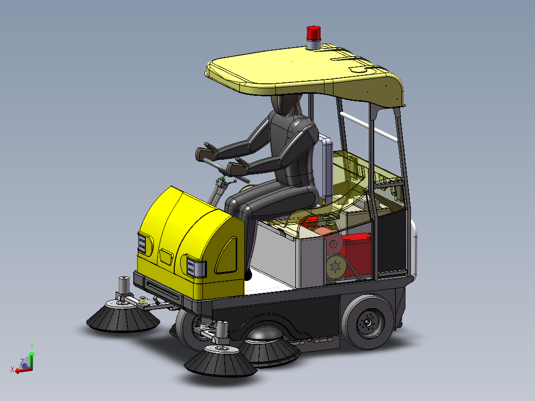 电动驾驶清扫车