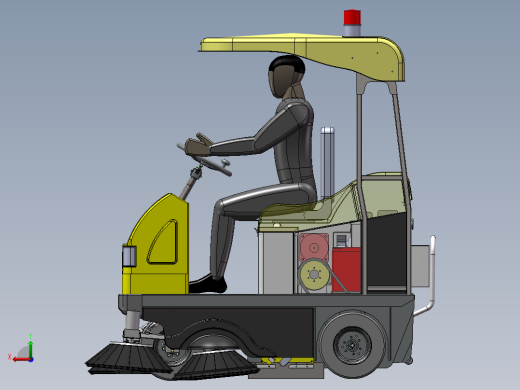 电动驾驶清扫车后视缩略图