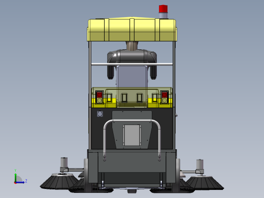 电动驾驶清扫车左视缩略图