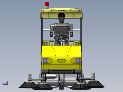电动驾驶清扫车右视缩略图