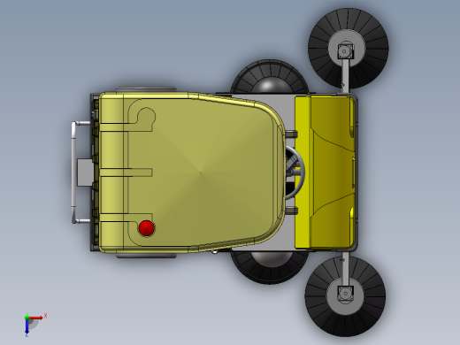 电动驾驶清扫车俯视缩略图