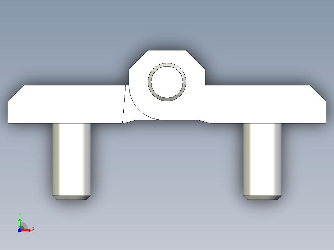 鋅合金鉸鏈CMM-3D多系列多零件图纸模型前视图