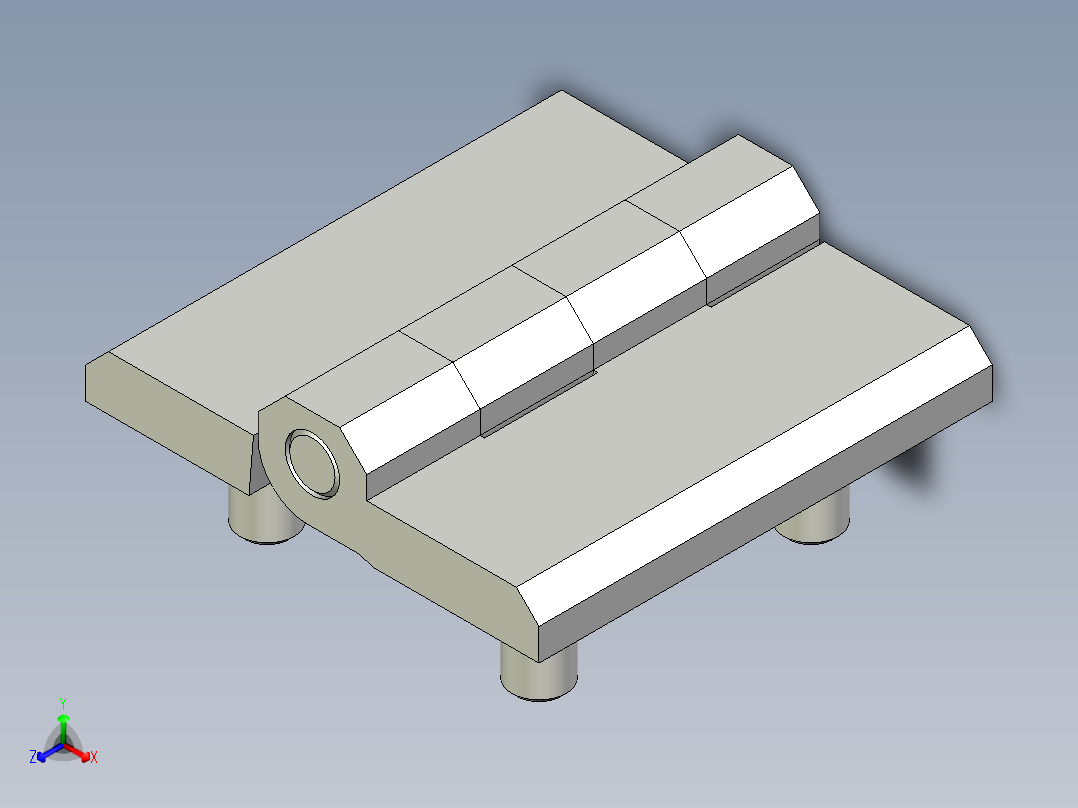 鋅合金鉸鏈CMM-3D多系列多零件图纸模型正等轴测图