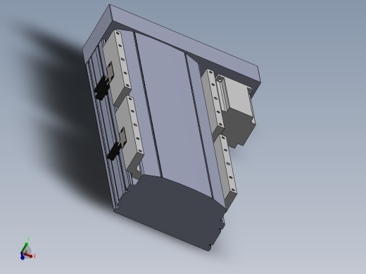 直线模组LHA22-CA-R设计图纸