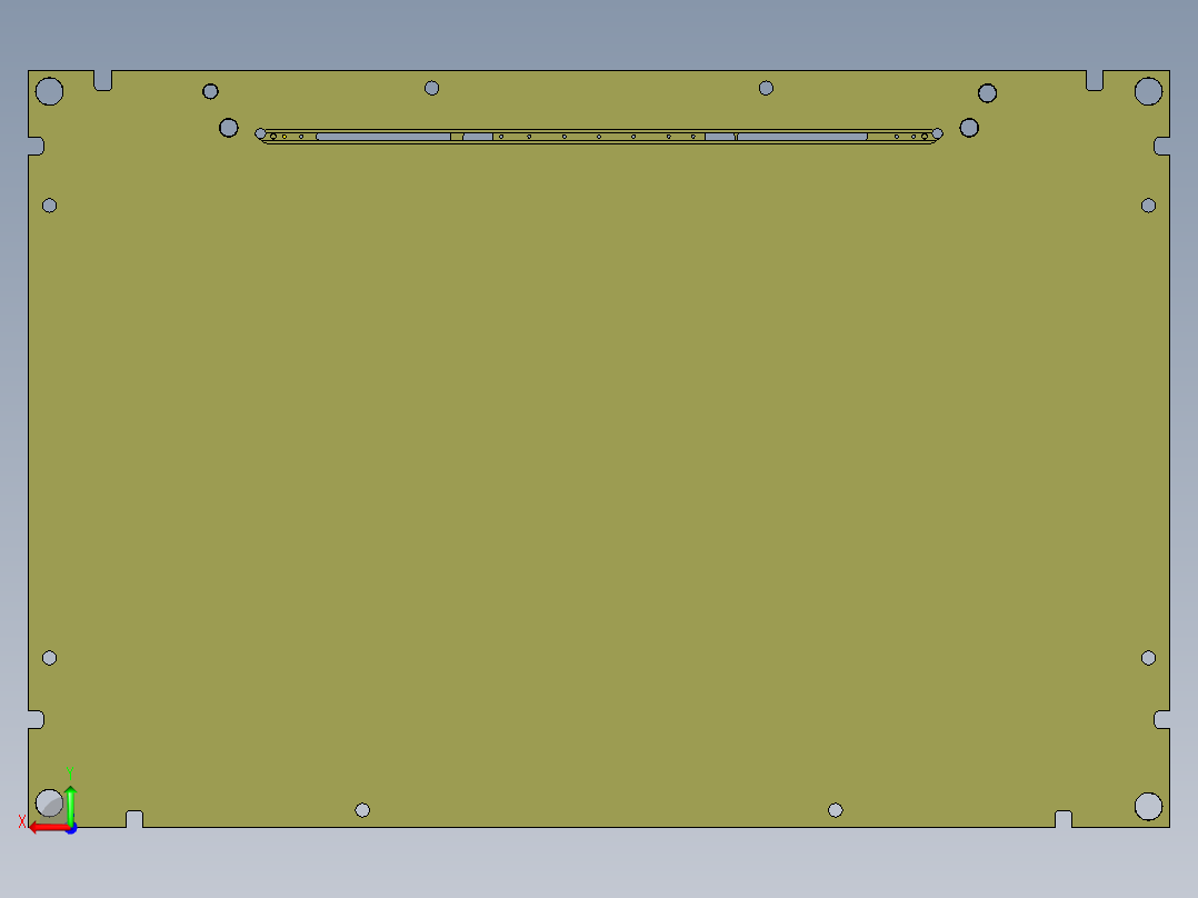 BAZ80-A-笔记本CNC工装夹具三维模型CNC2后视图