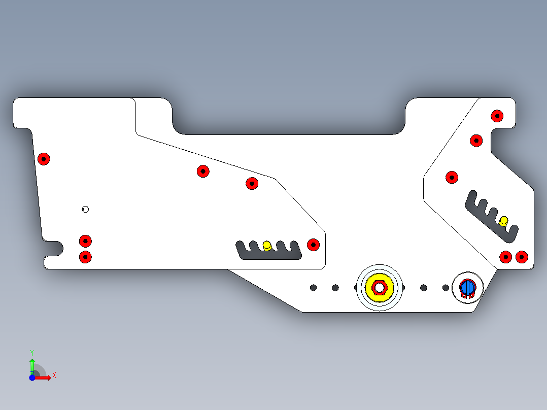 右手片式开箱机proe5.0.zip前视图
