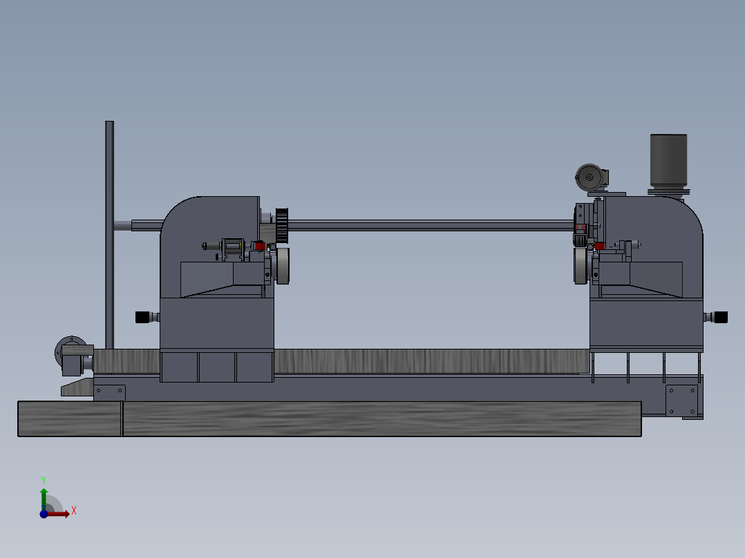 玻璃双边磨边机sw09可编辑前视图