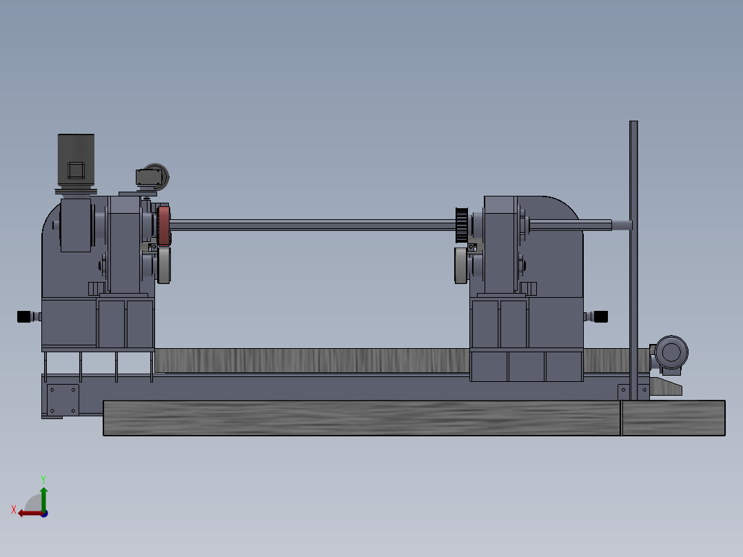 玻璃双边磨边机sw09可编辑后视图