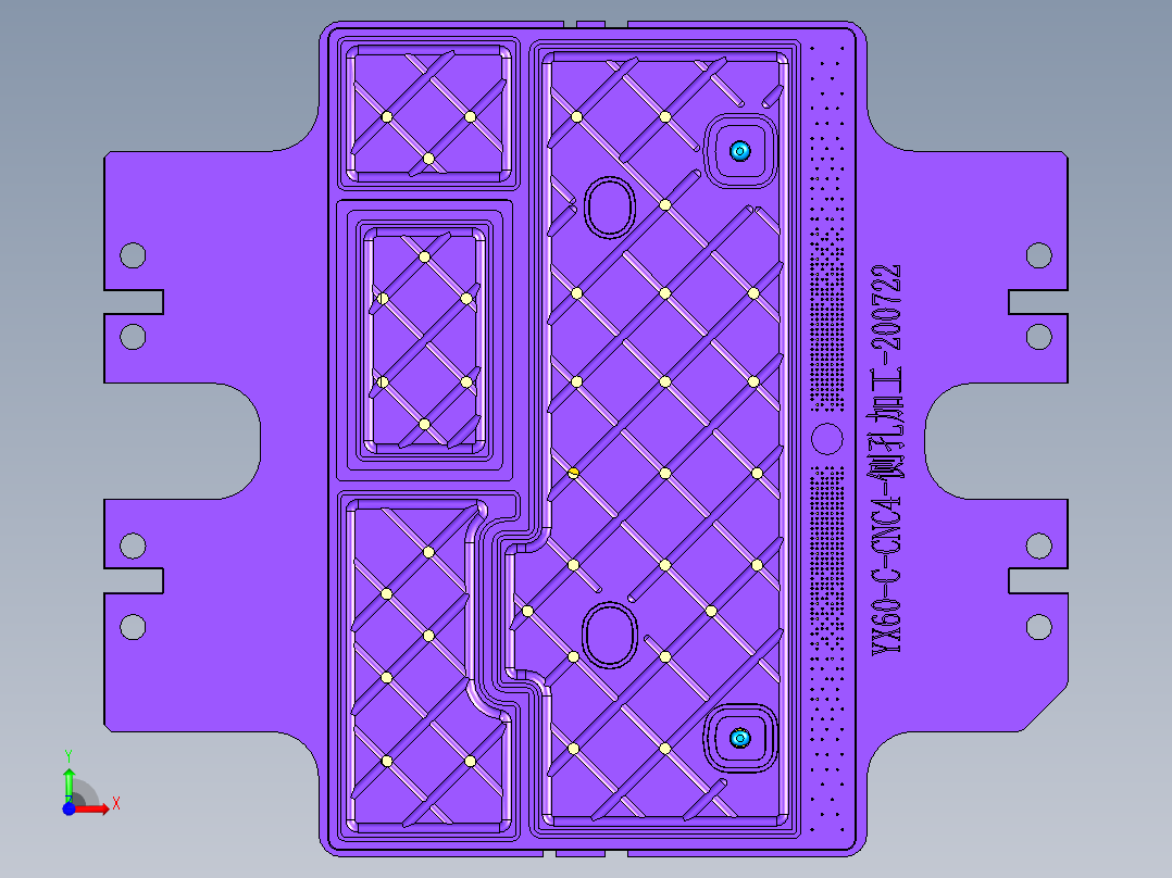 YX60-C笔记本CNC工装夹具三维模型-CNC4-侧孔加工-200722前视图