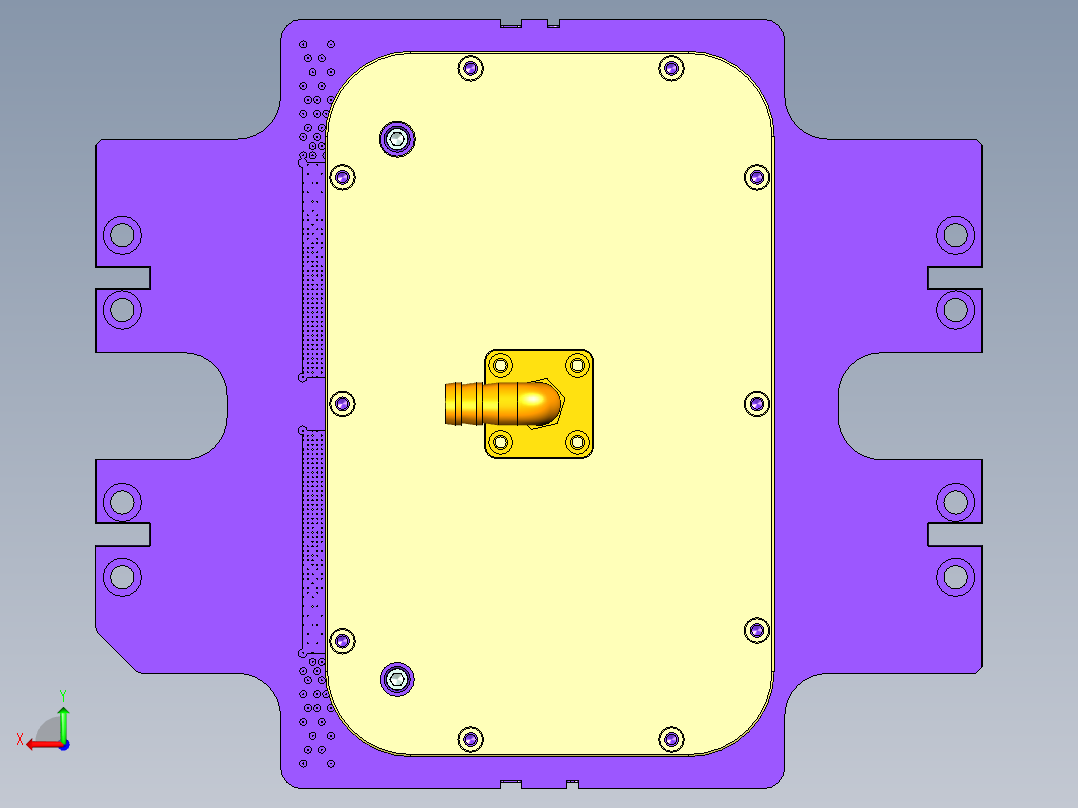 YX60-C笔记本CNC工装夹具三维模型-CNC4-侧孔加工-200722后视图