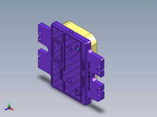 YX60-C笔记本CNC工装夹具三维模型-CNC4-侧孔加工-200722正等轴测缩略图