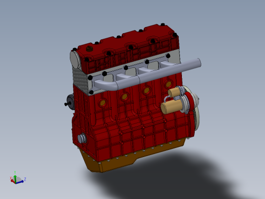 直列 4 缸发动机