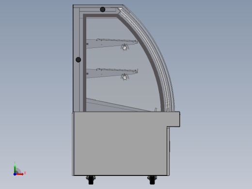 电控柜、冷藏展示柜前视缩略图