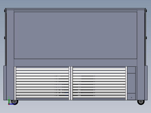 电控柜、冷藏展示柜左视缩略图