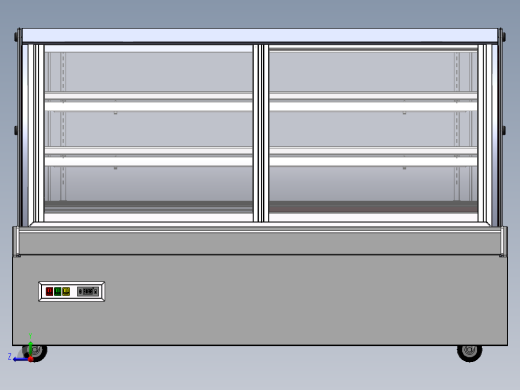 电控柜、冷藏展示柜右视缩略图