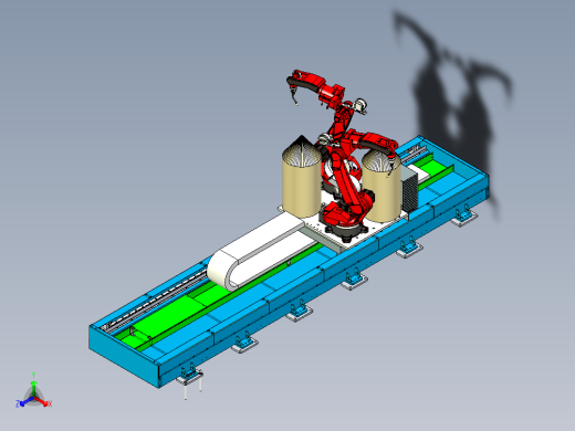 机器人第七轴地轨设计