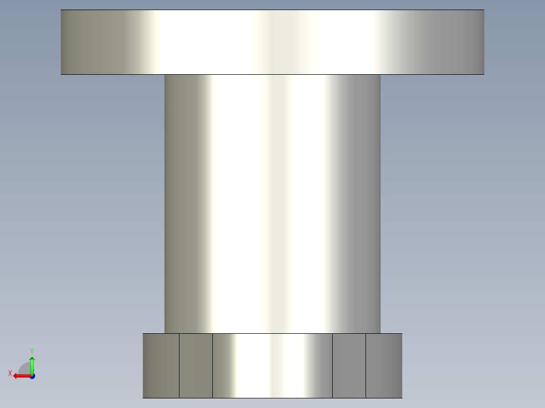 法兰适配器后视图