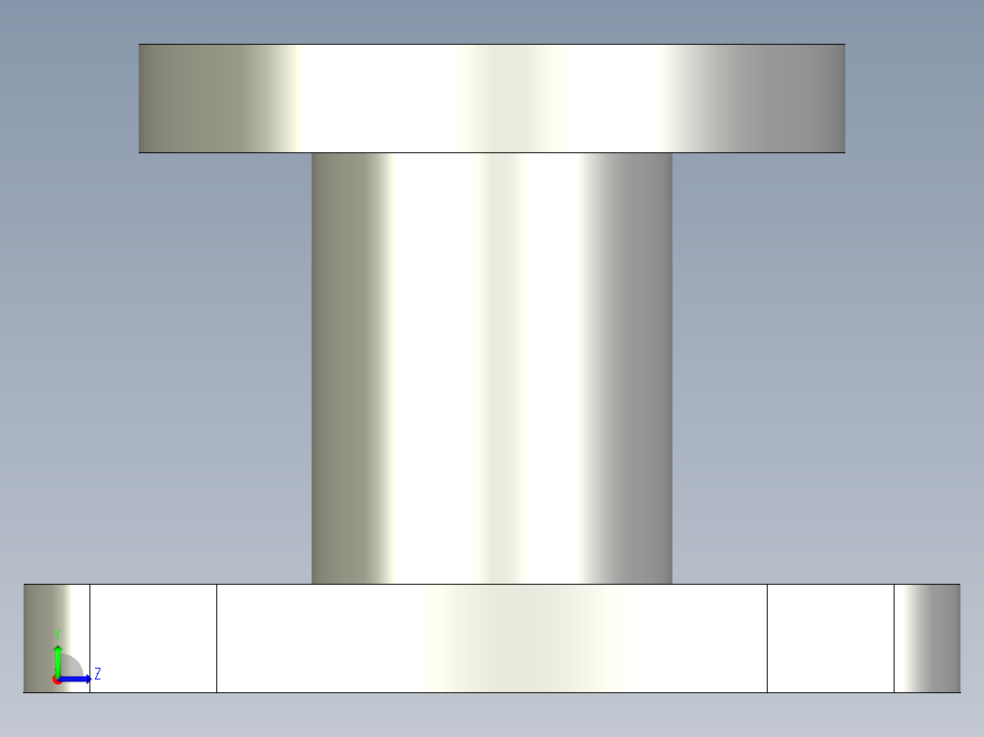 法兰适配器左视图