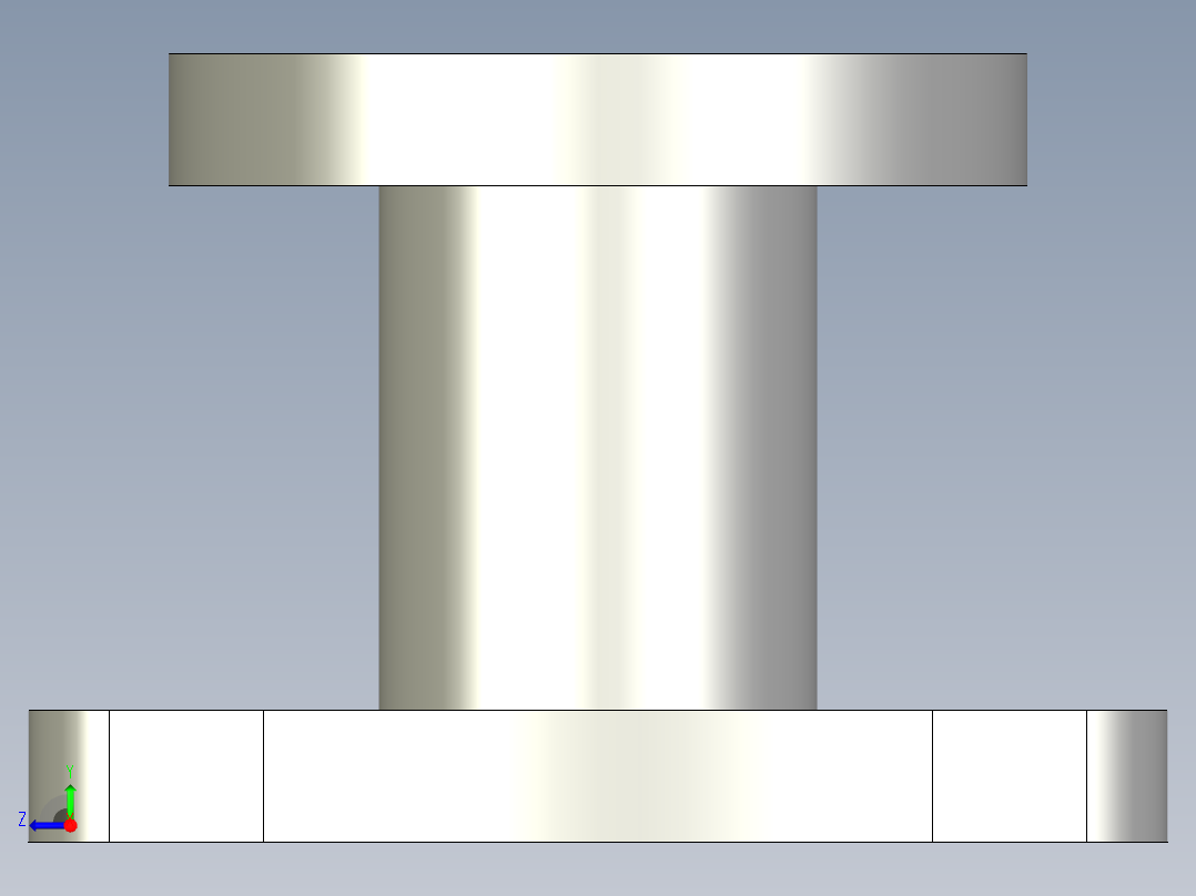 法兰适配器右视图