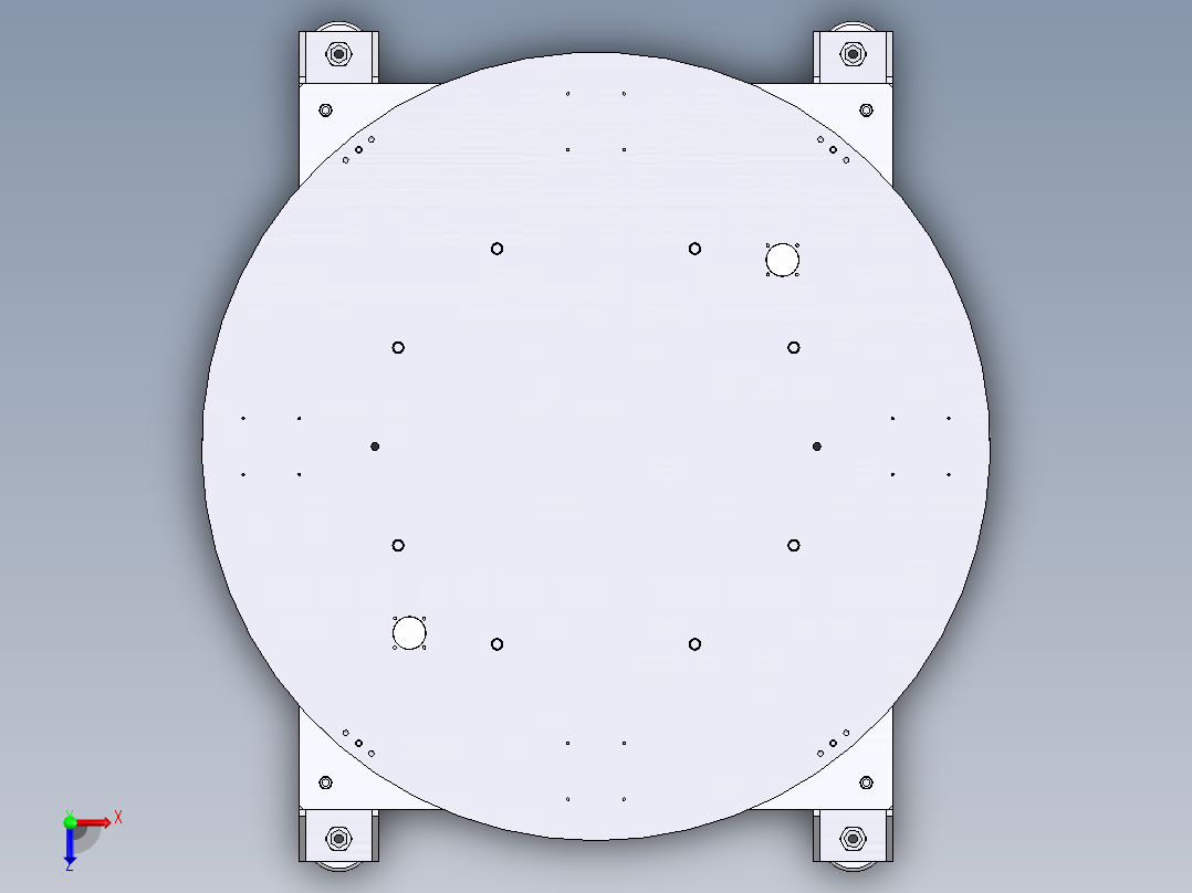 检测旋转台 1761748俯视图