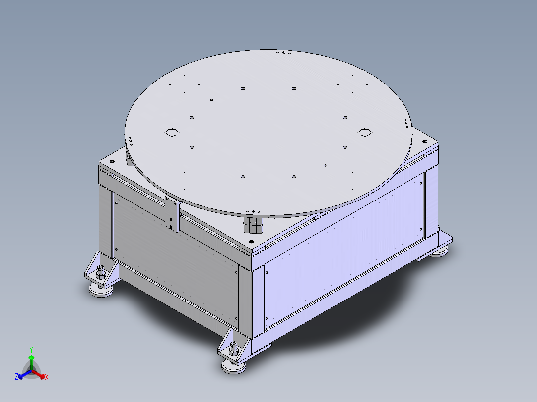 检测旋转台 1761748正等轴测图