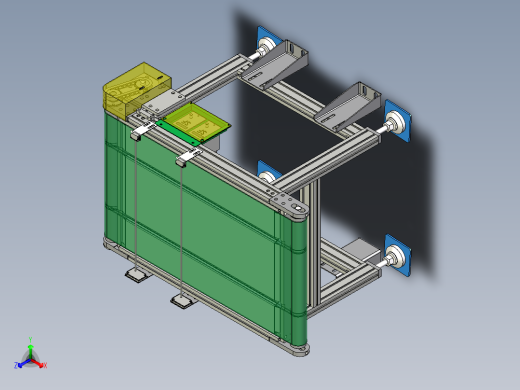 带筋皮带线正等轴测缩略图