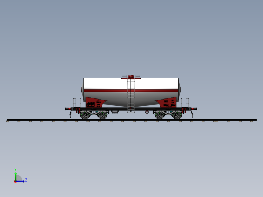 火车机车列车zaes-type-tank-wagon-62m3-1831-模型格式为 sw左视缩略图