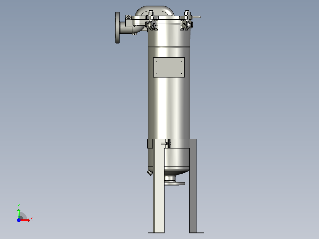 WBF-201罐装过滤器前视图