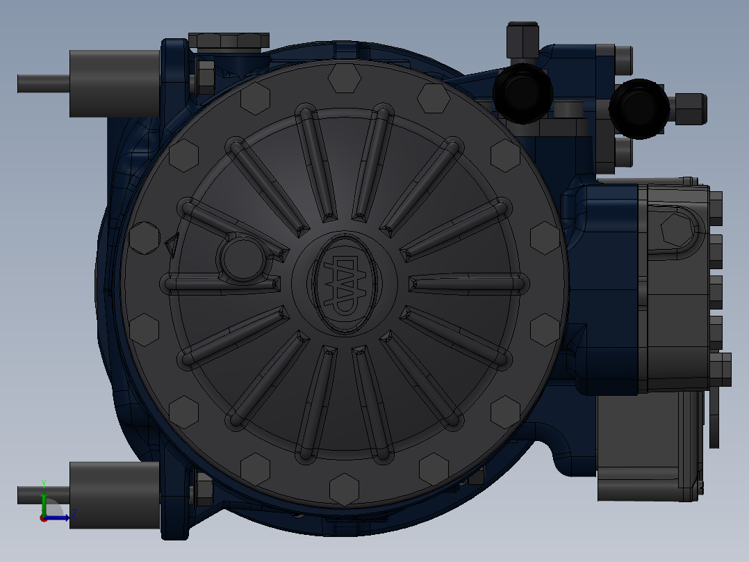 压缩机Dorin H200CS左视图