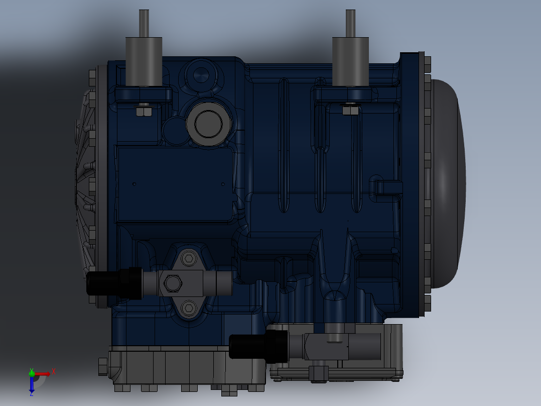 压缩机Dorin H200CS俯视图