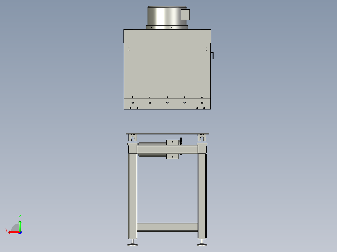 横移机--1后视图