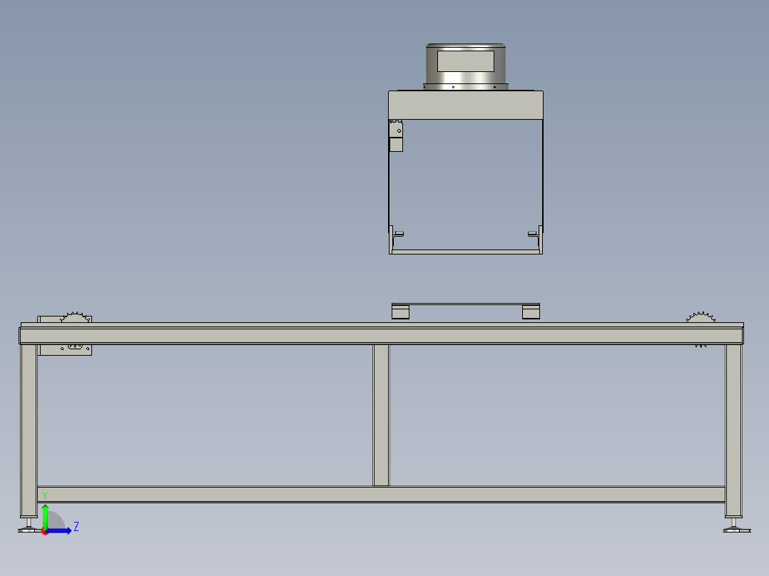 横移机--1左视图