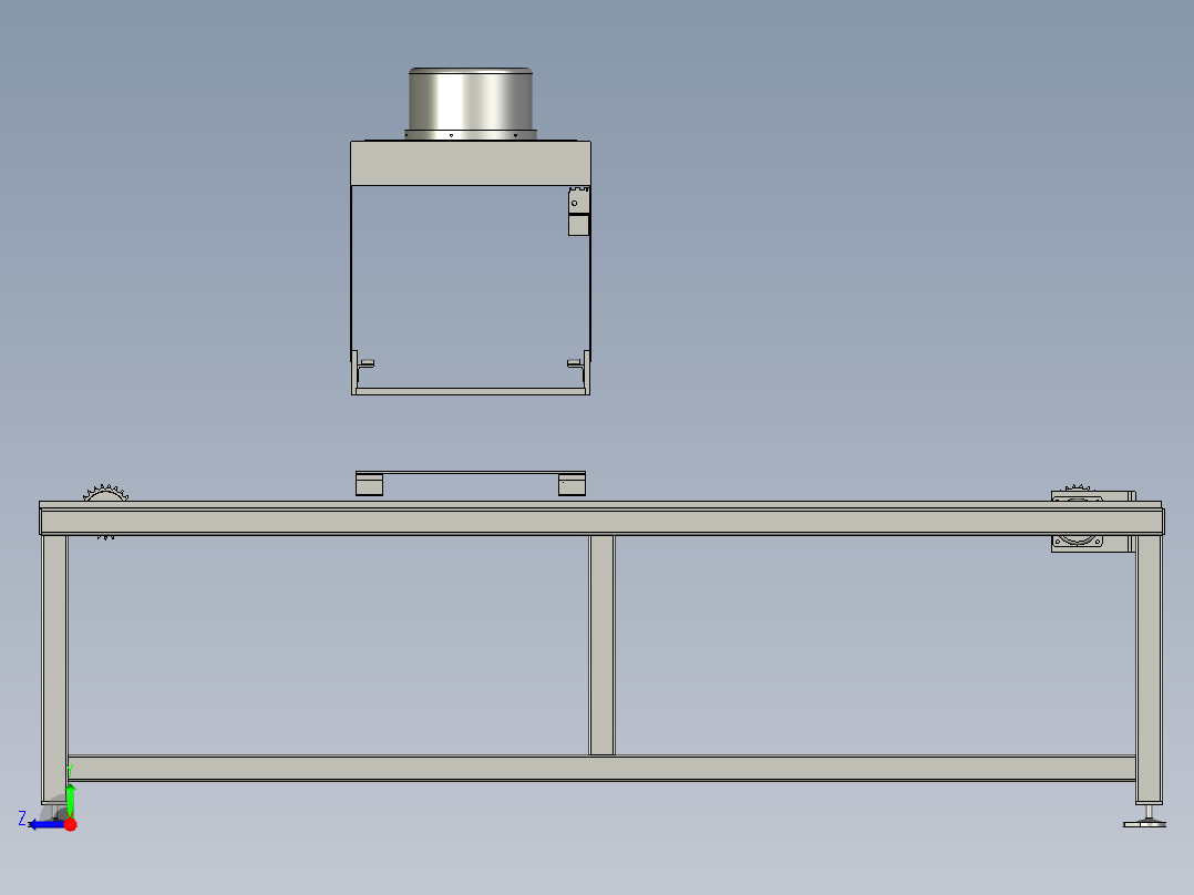 横移机--1右视图