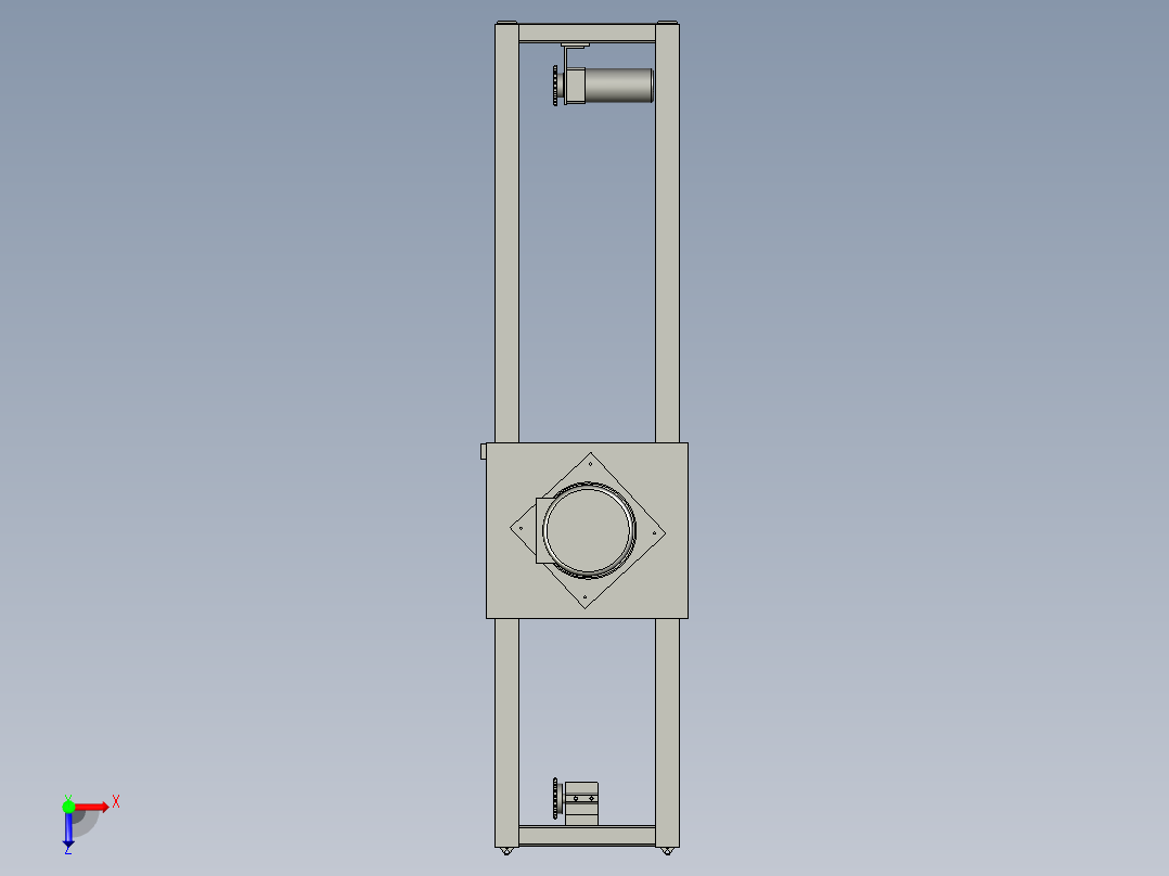 横移机--1俯视图