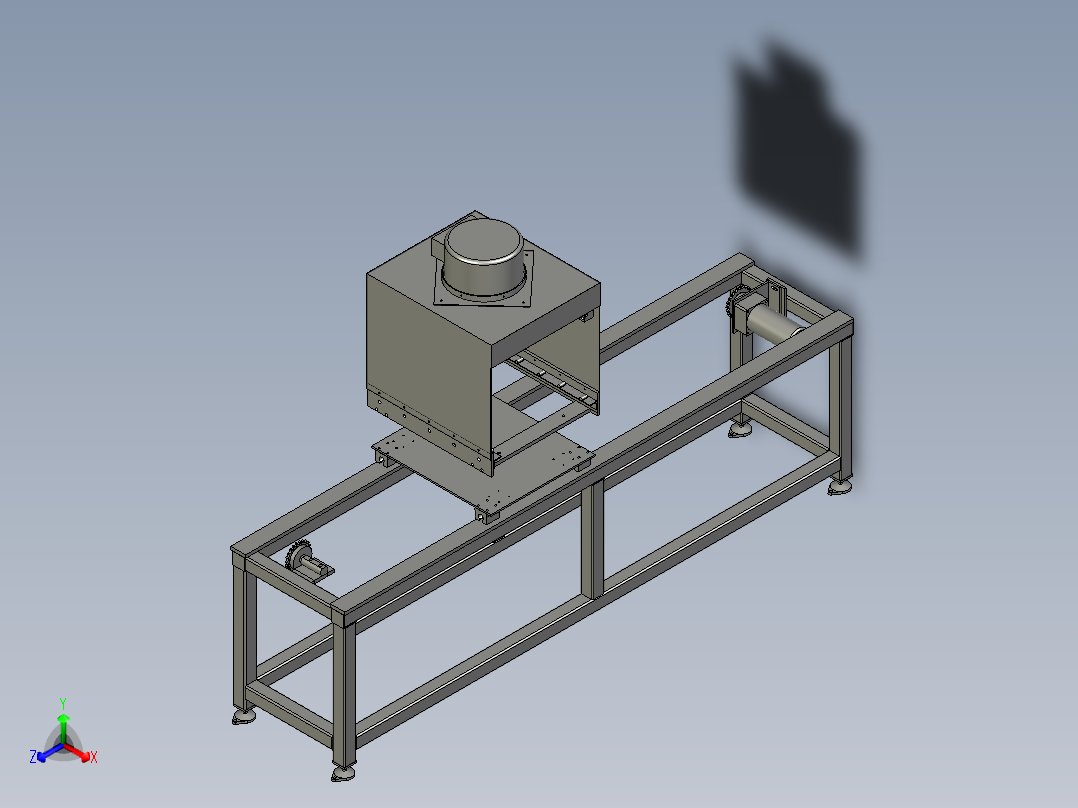 横移机--1正等轴测图